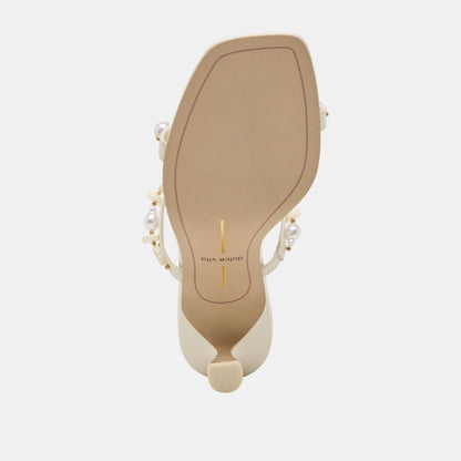 Dolce Vita GRASON HEELS WHITE LEATHER