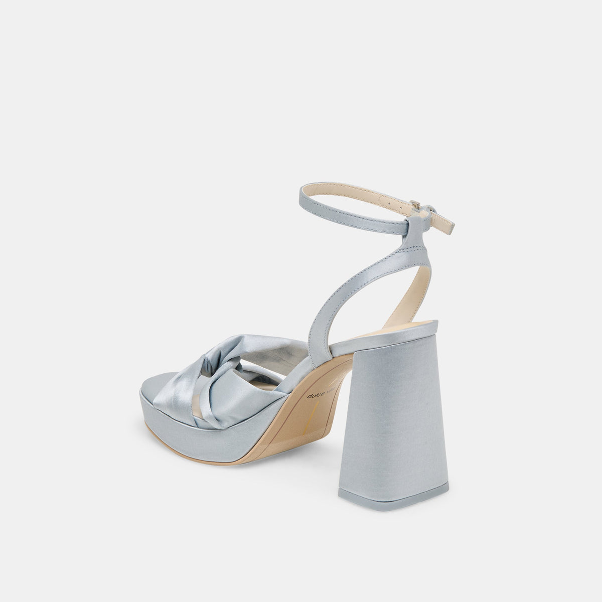 Dolce Vita PARLO HEELS LIGHT BLUE SATIN
