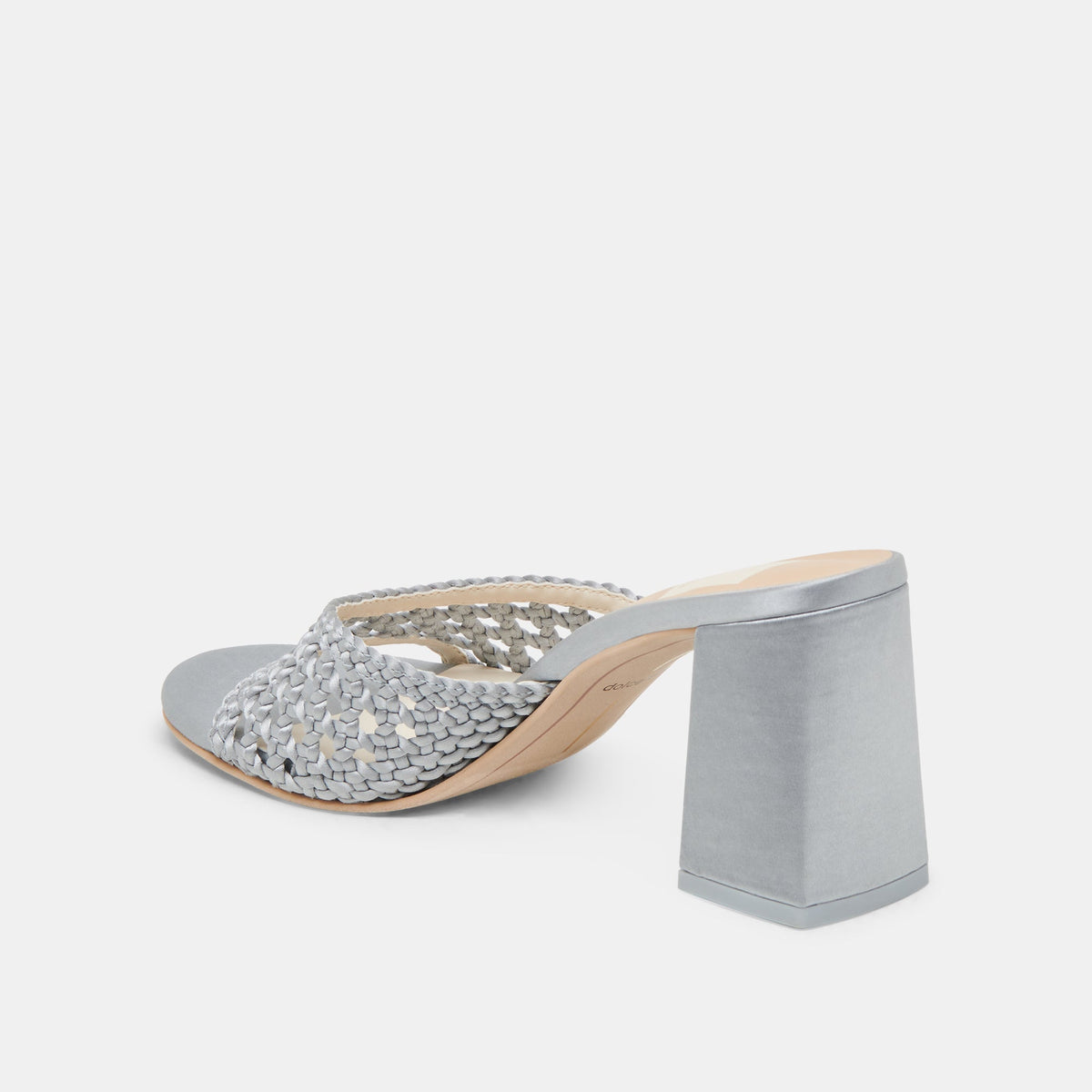 Dolce Vita MARGOE HEELS LIGHT BLUE WOVEN SATIN