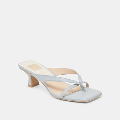 Dolce Vita BREVEL WIDE HEELS LIGHT BLUE LEATHER