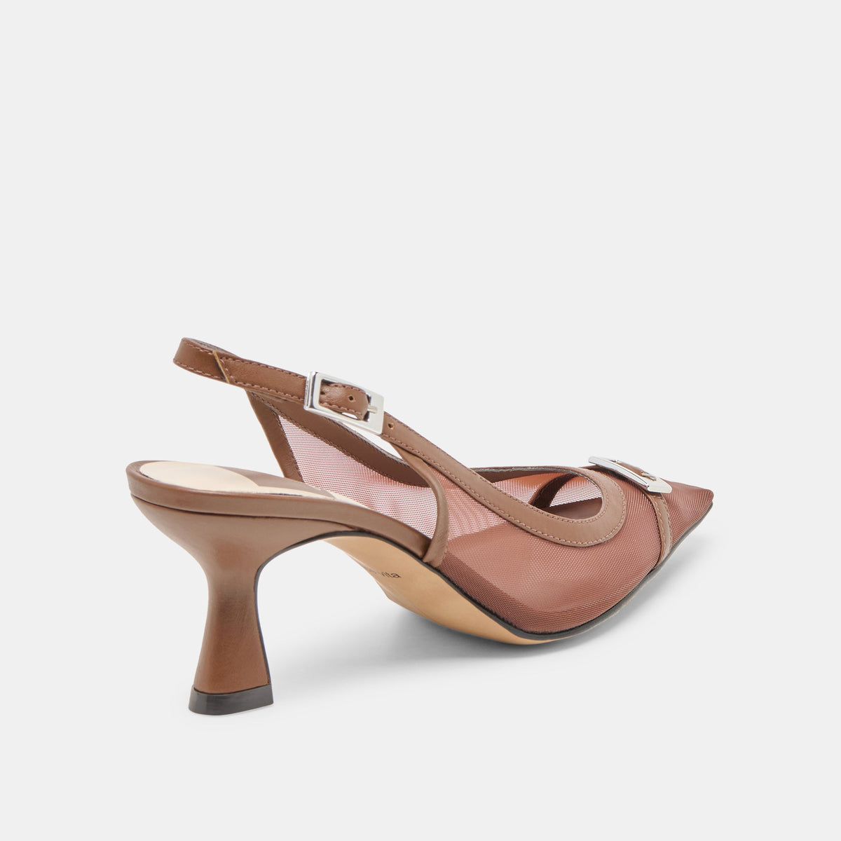 Dolce Vita Lorine Espresso Mesh Heels