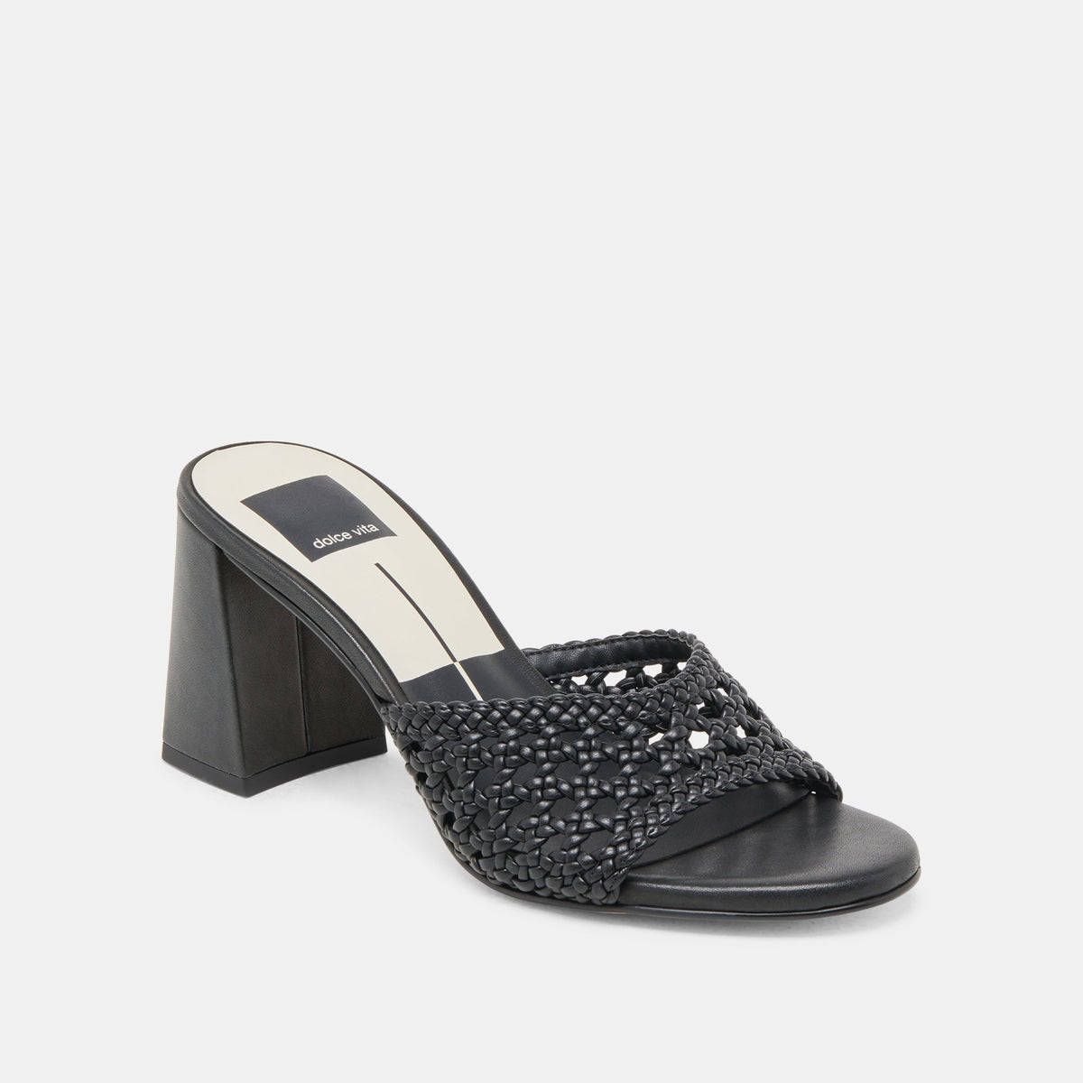 Dolce Vita MARGOE HEELS BLACK WOVEN STELLA