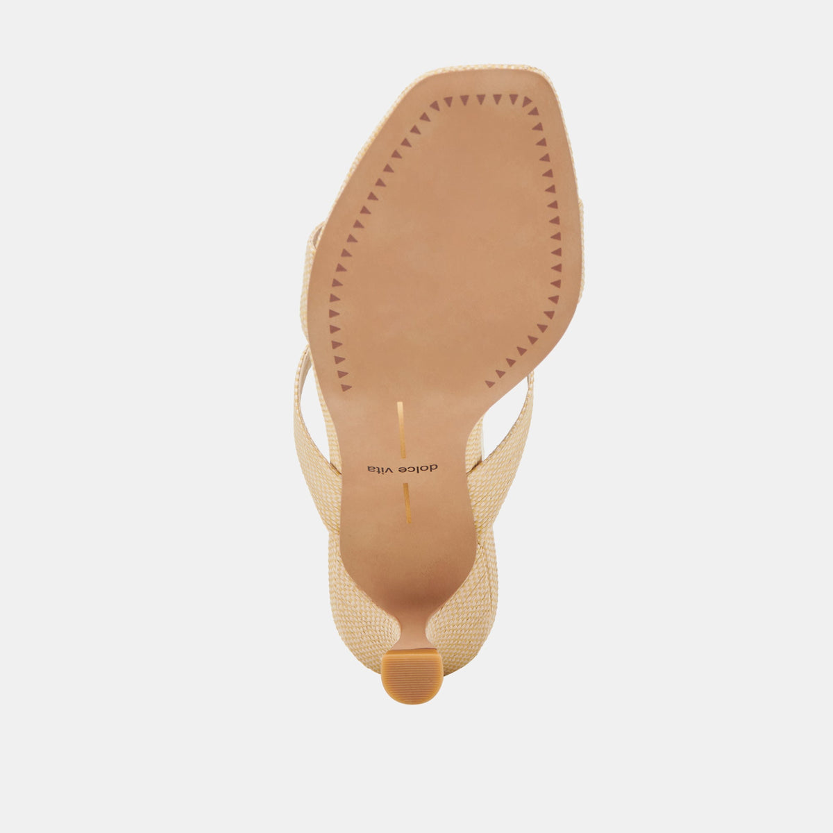 Dolce Vita Genora Lt Natural Woven Raffia Heels