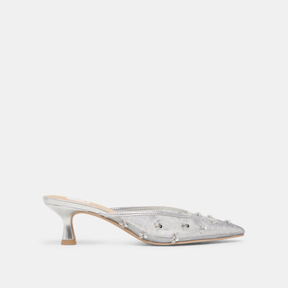 Dolce Vita CLARA HEELS SILVER MESH