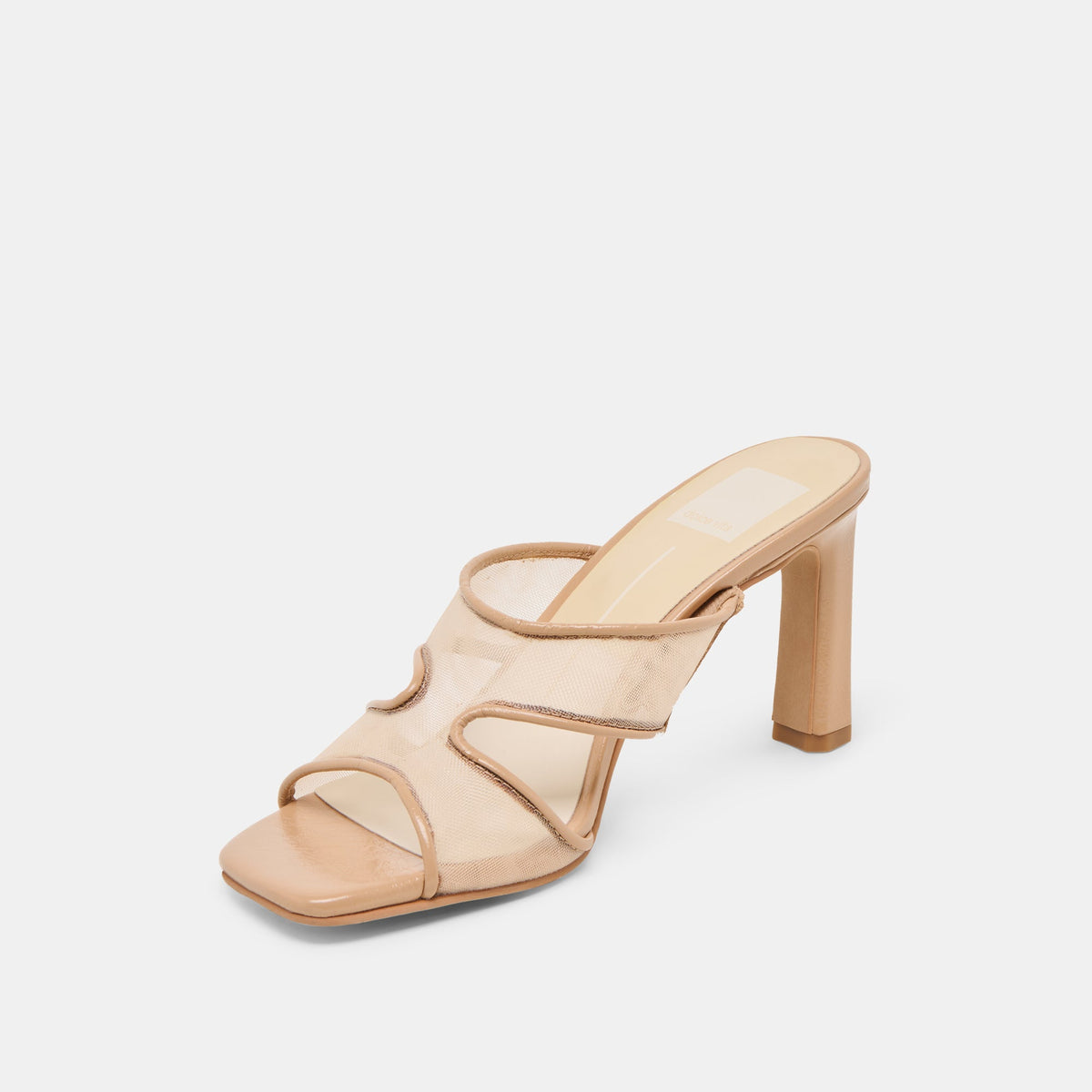 Dolce Vita Gitel Light Tan Mesh Heels