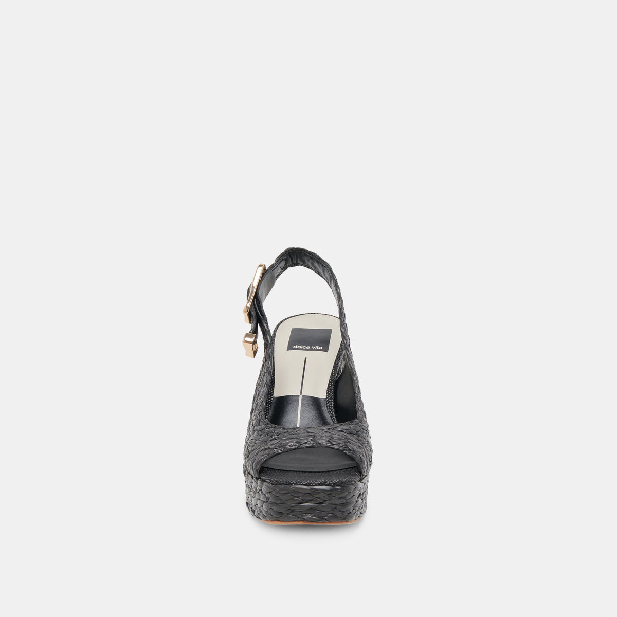Dolce Vita FLORES HEELS ONYX RAFFIA