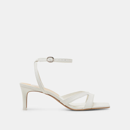 Dolce Vita BECKI HEELS TRUE WHITE LEATHER