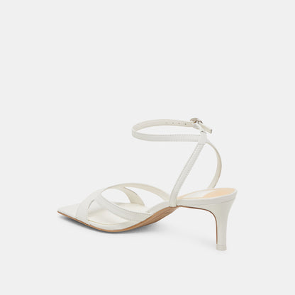 Dolce Vita BECKI HEELS TRUE WHITE LEATHER