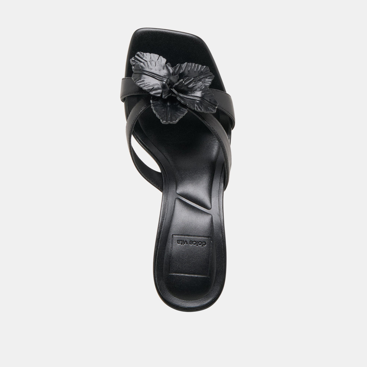 Dolce Vita Nikil Black Leather Heels