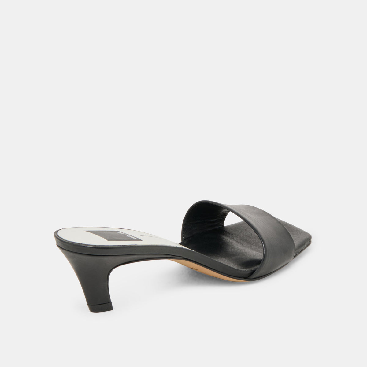 Dolce Vita Rexa Black Leather Heels