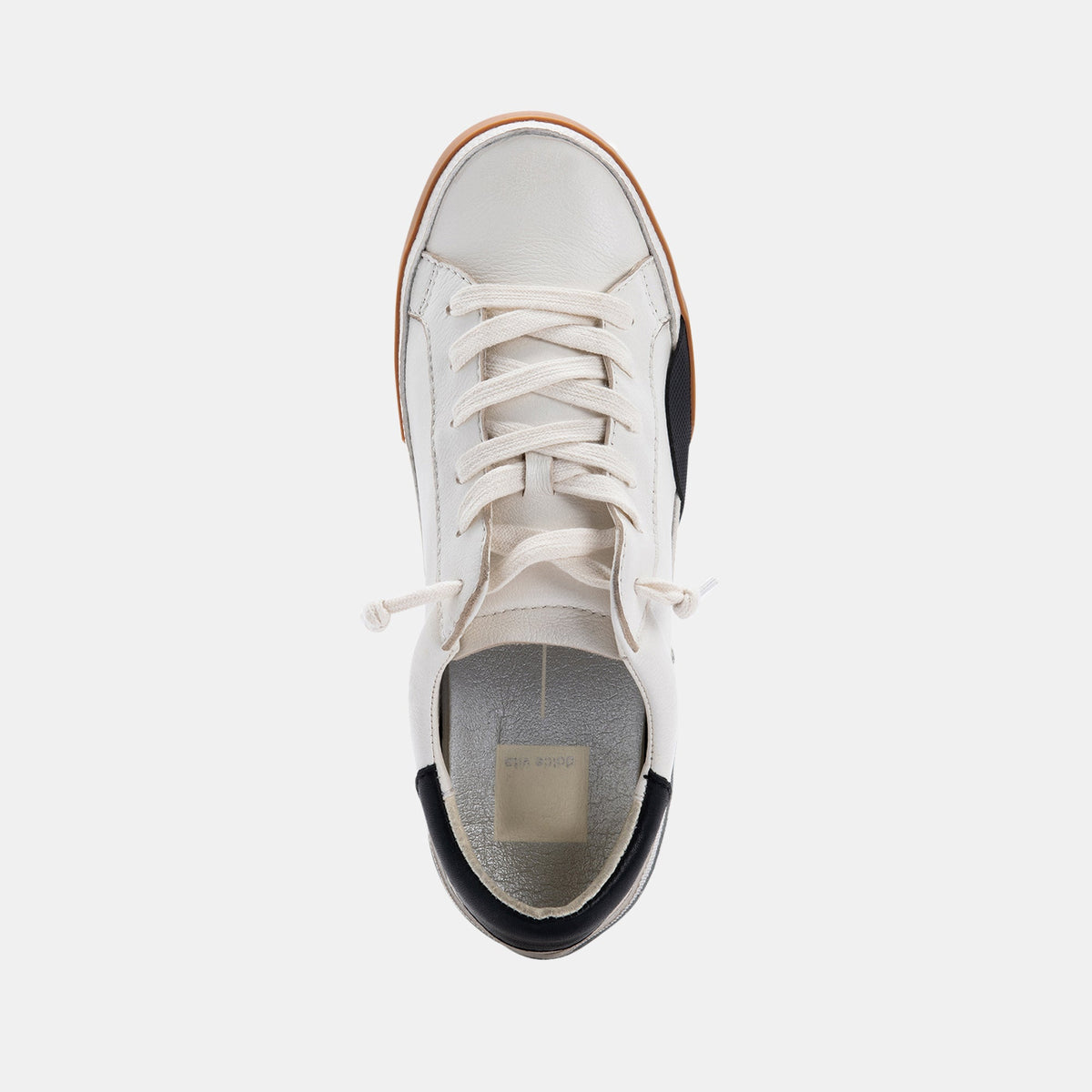 Dolce Vita ZINA SNEAKERS WHITE BLACK LEATHER