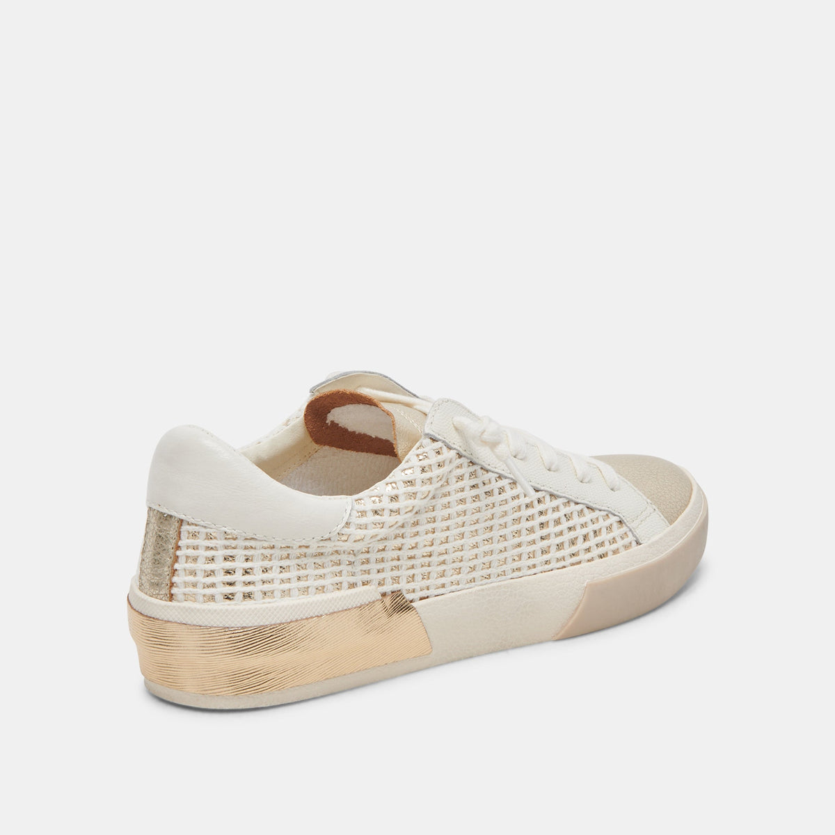 Dolce Vita ZINA SNEAKERS BONE GOLD WOVEN