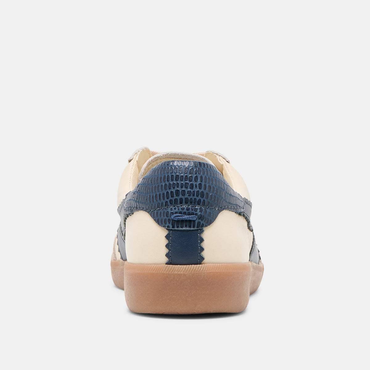Dolce Vita Merit White Navy Leather Sneakers