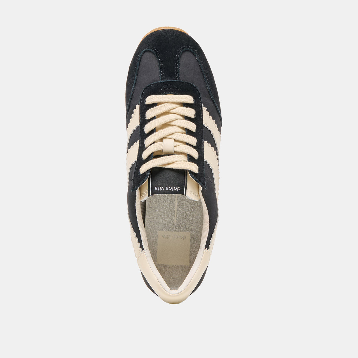 Dolce Vita Limit Black Nylon Sneakers