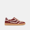 OXBLOOD SUEDE