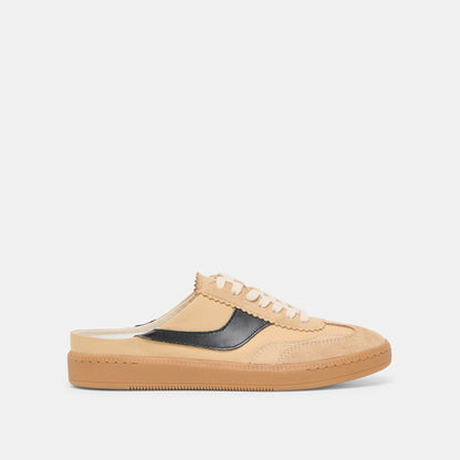 Dolce Vita NOTICE SLIDE SNEAKERS TAN MULTI SUEDE