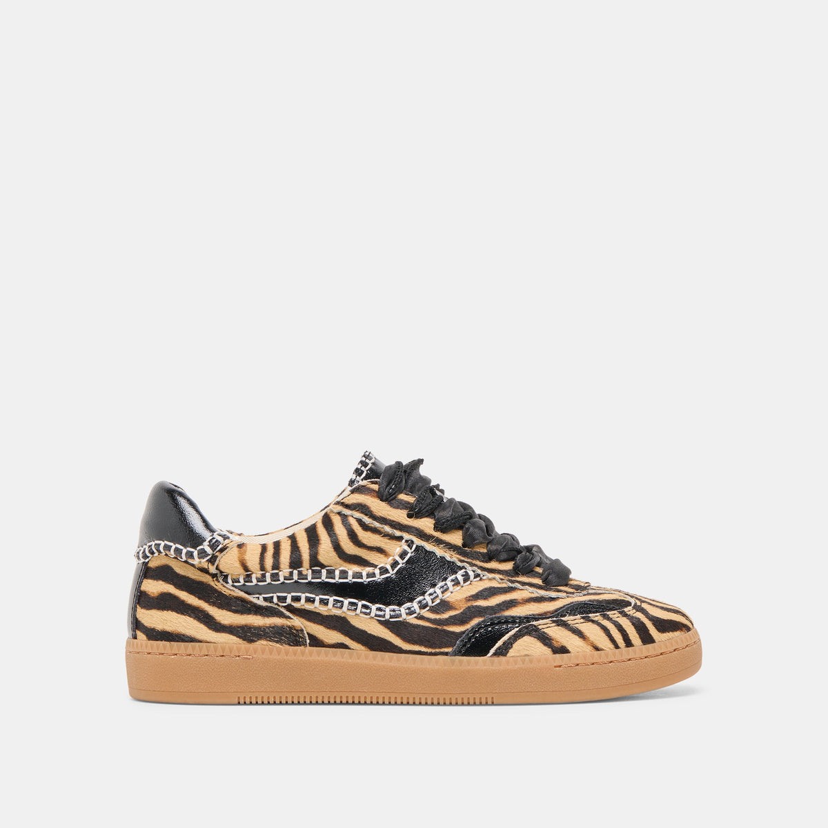 Dolce Vita Notice Stitch Tiger Calf Hair Sneakers