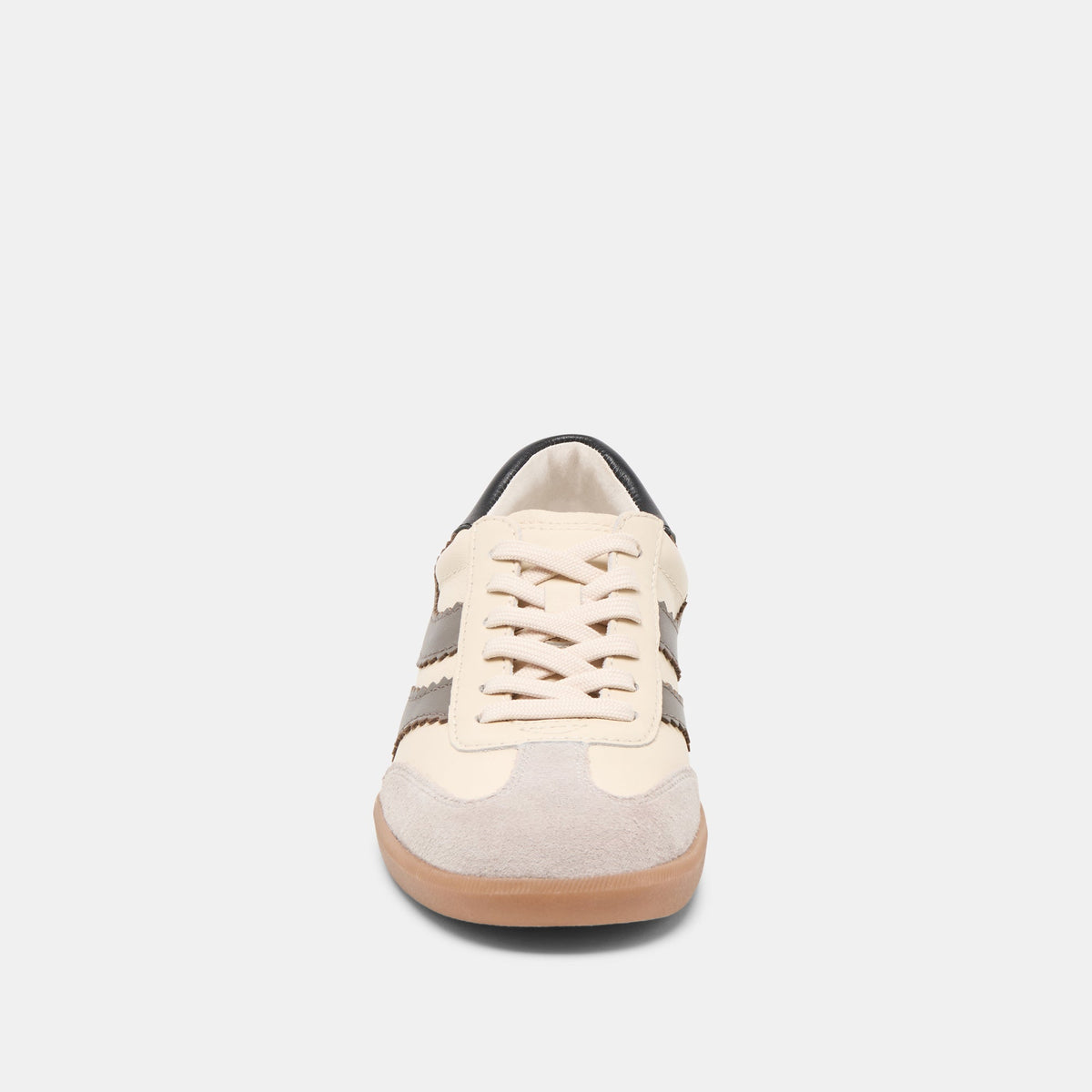 Dolce Vita Merit White Grey Leather Sneakers