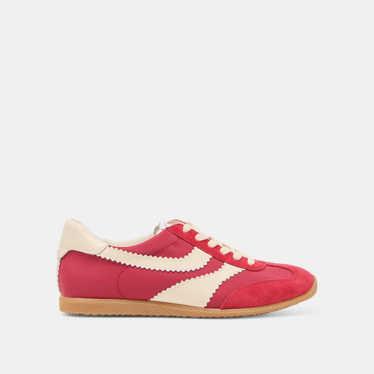 Dolce Vita Limit Crimson Nylon Sneakers