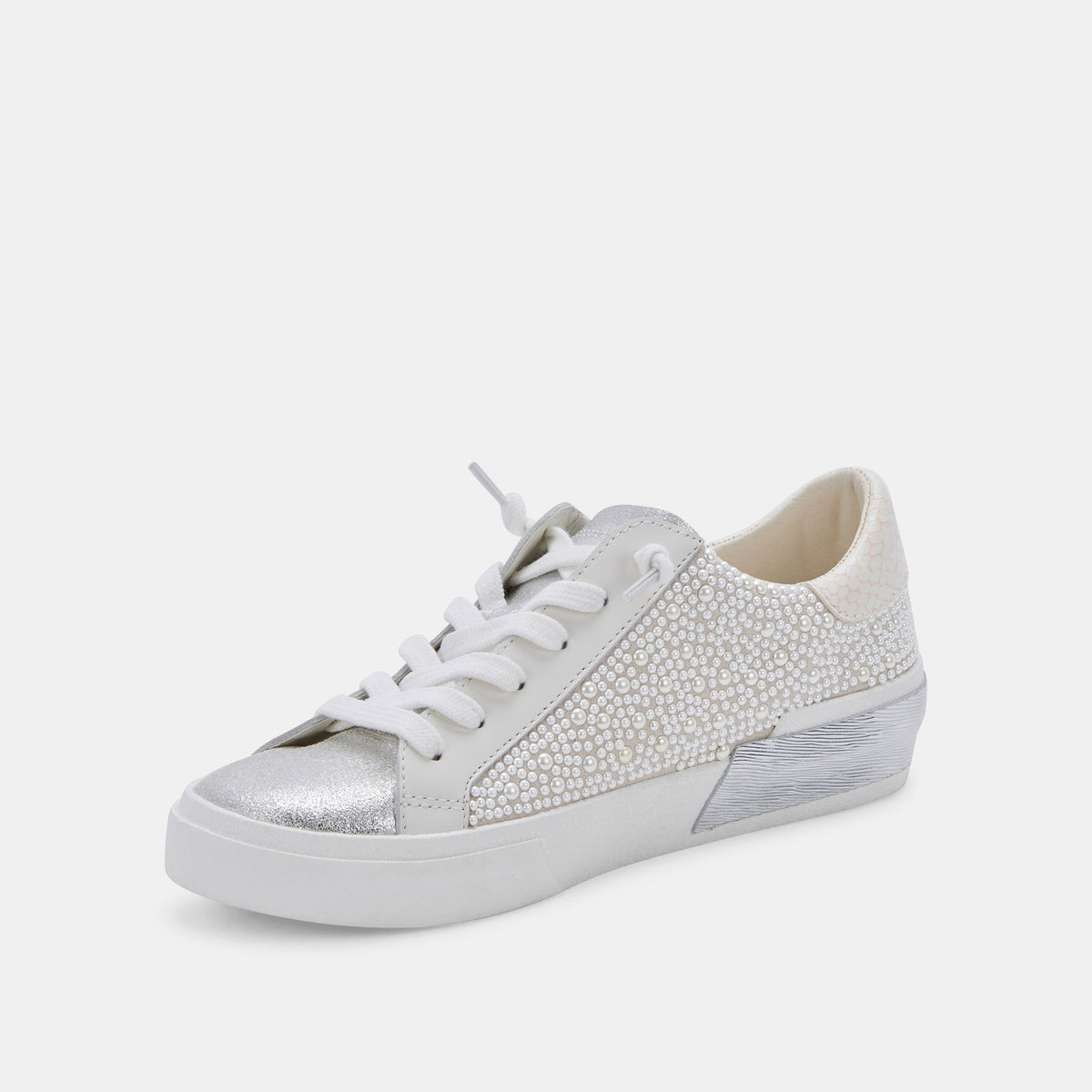 Dolce Vita Zina Pearl Sneakers Vanilla Pearls