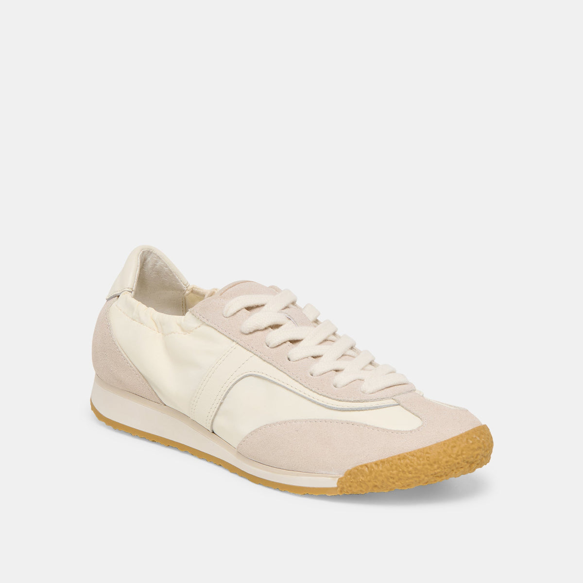 Dolce Vita Sariya White Nylon Sneakers