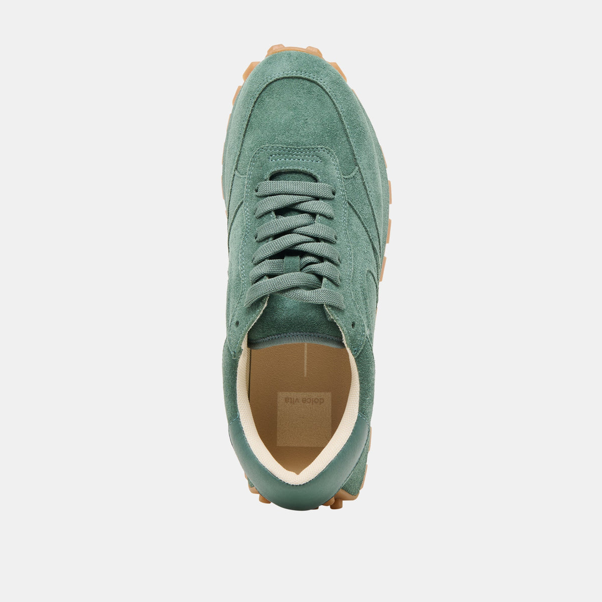 Dolce Vita Tricia Dk Green Suede Sneakers