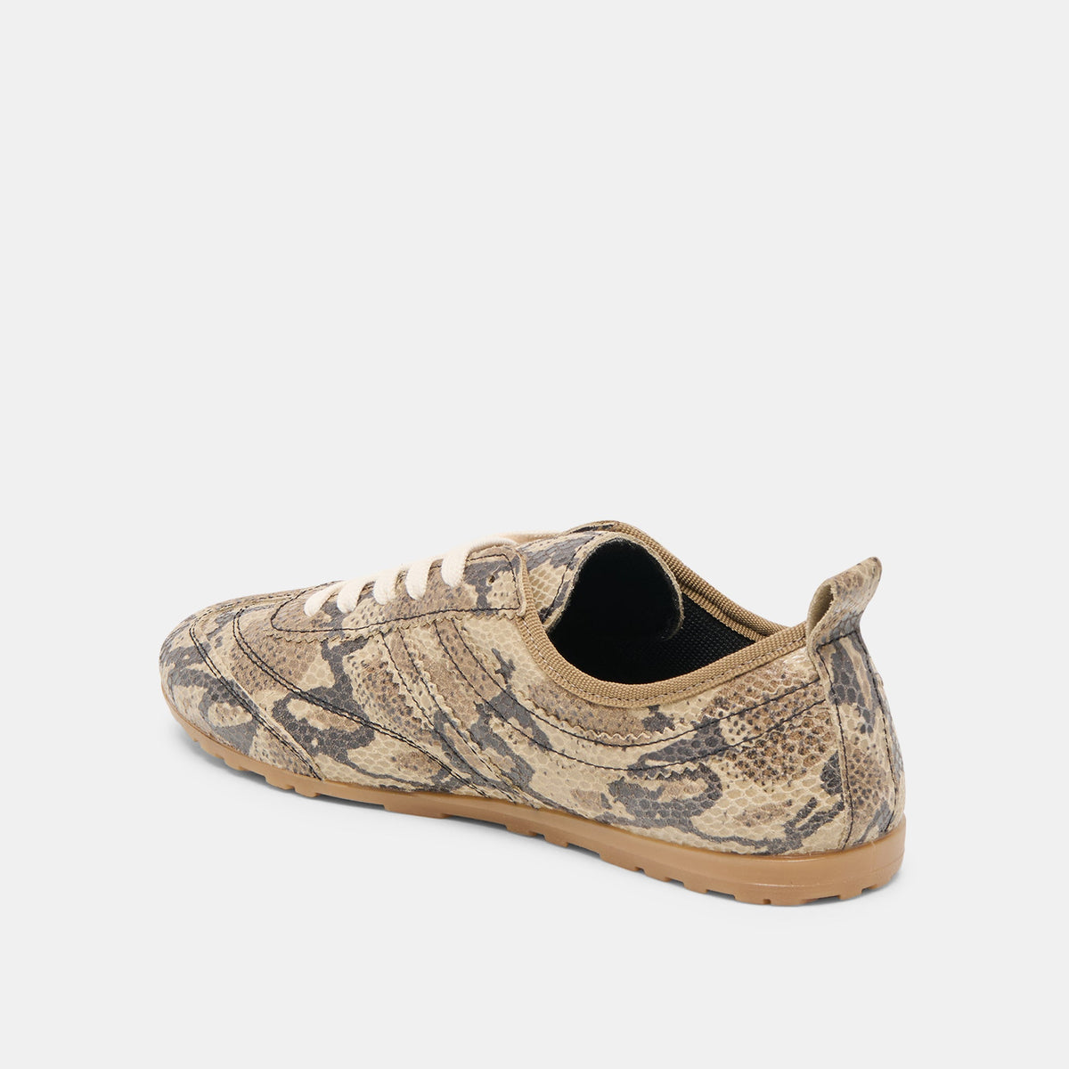 Dolce Vita Viper Snake Print Embossed Leather Sneakers