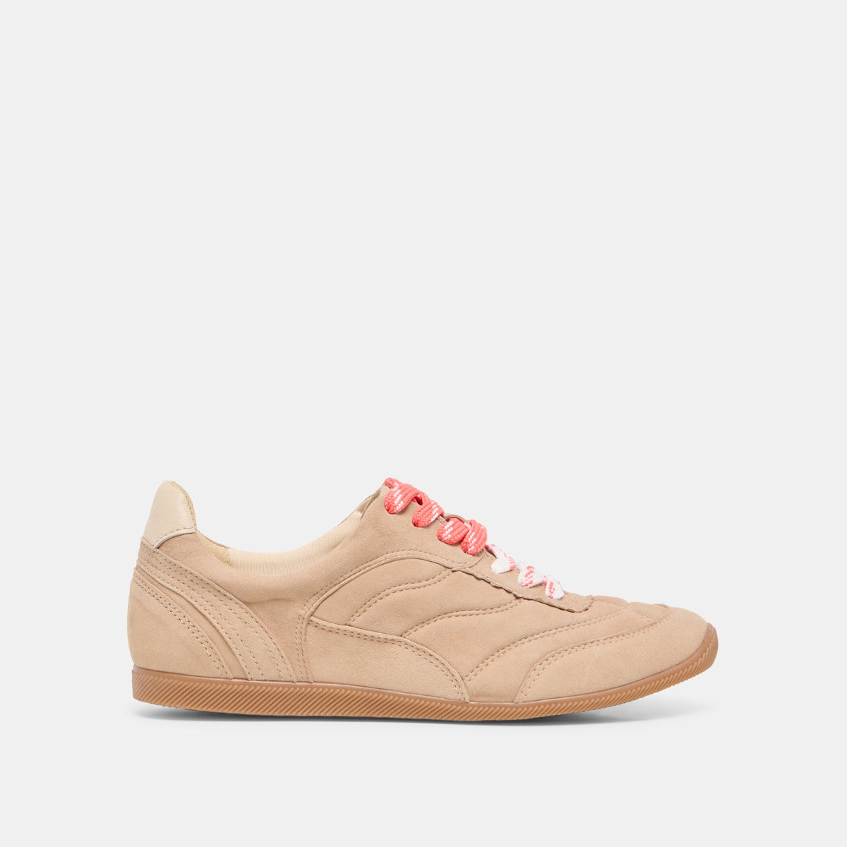 Dolce Vita Laini Camel Suede Sneakers