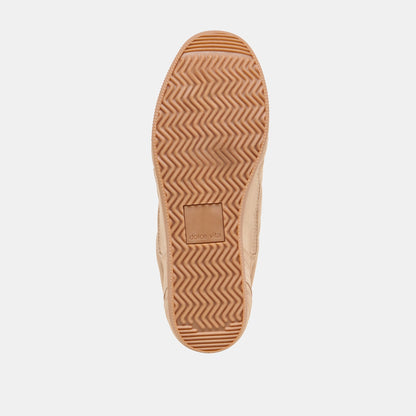Dolce Vita Laini Camel Suede Sneakers
