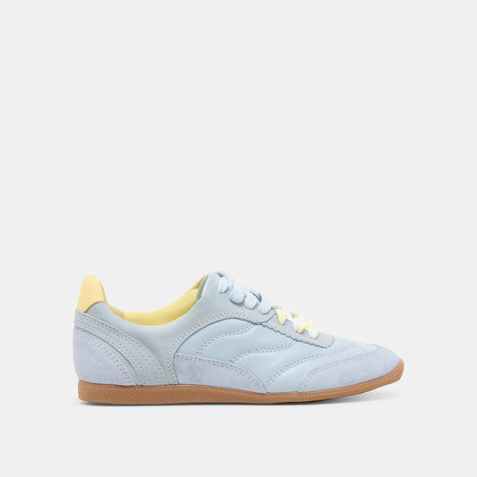 Dolce Vita Laini Blue Multi Leather Sneakers