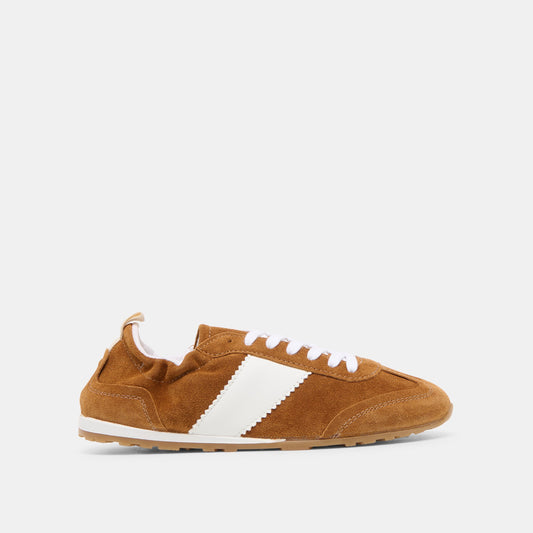 Dolce Vita Shyla Cognac Suede Sneakers