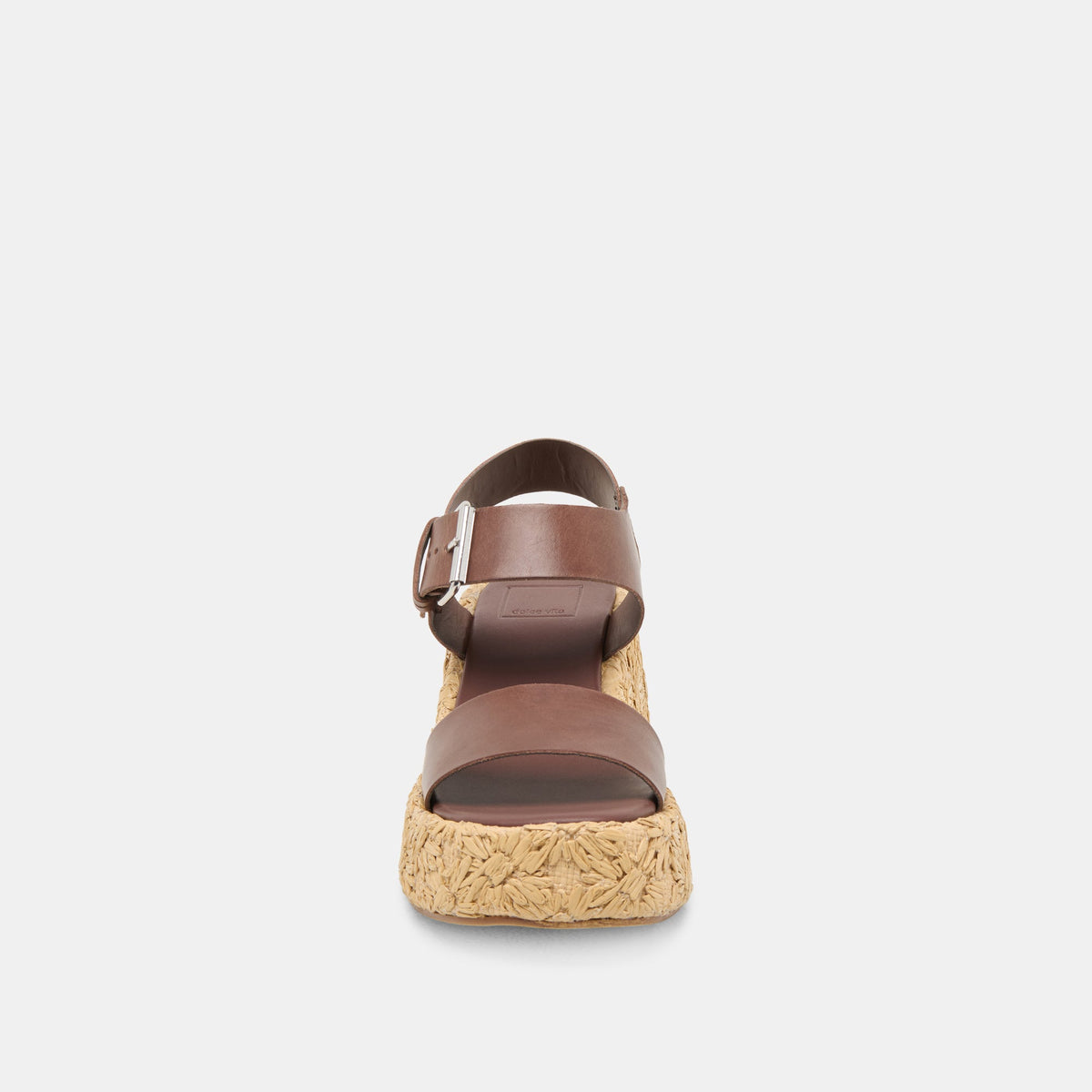 Dolce Vita Auri Dk Brown Leather Wedges