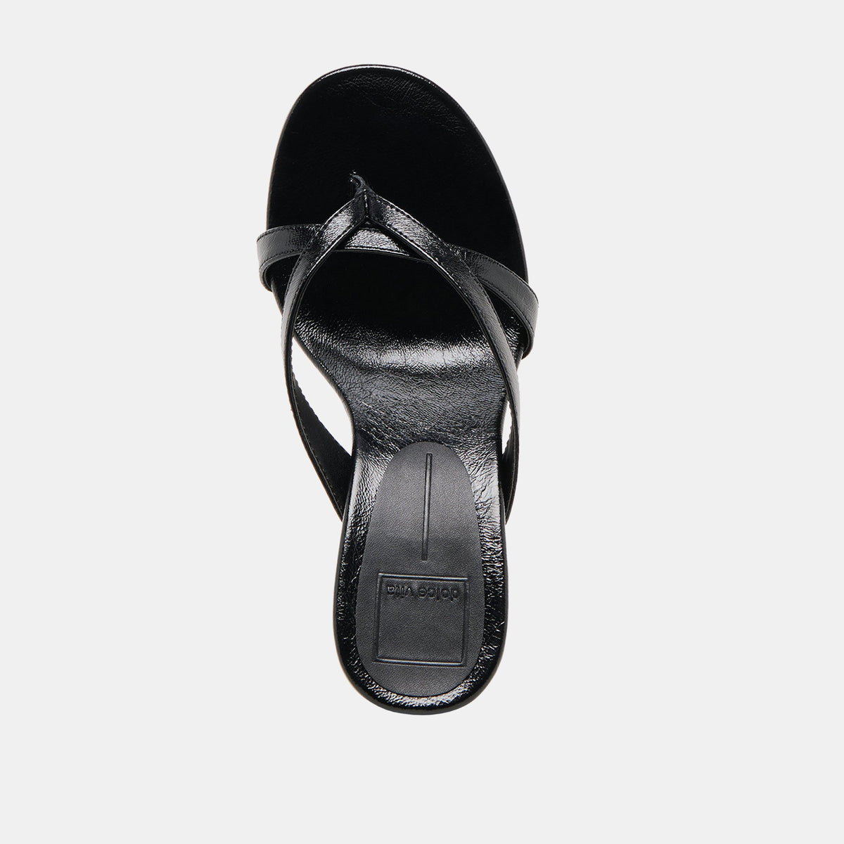 Dolce Vita Helan Black Leather Wedges