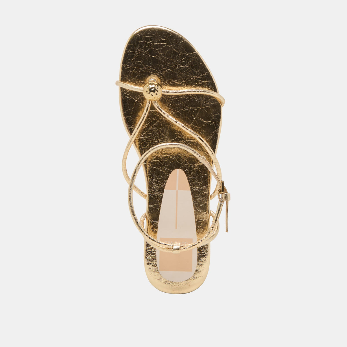 Dolce Vita Kenley Gold Leather Sandals