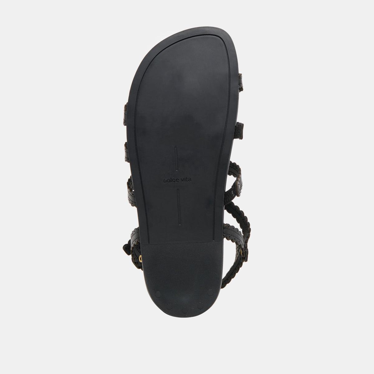 Dolce Vita Susana Black Leather Sandals