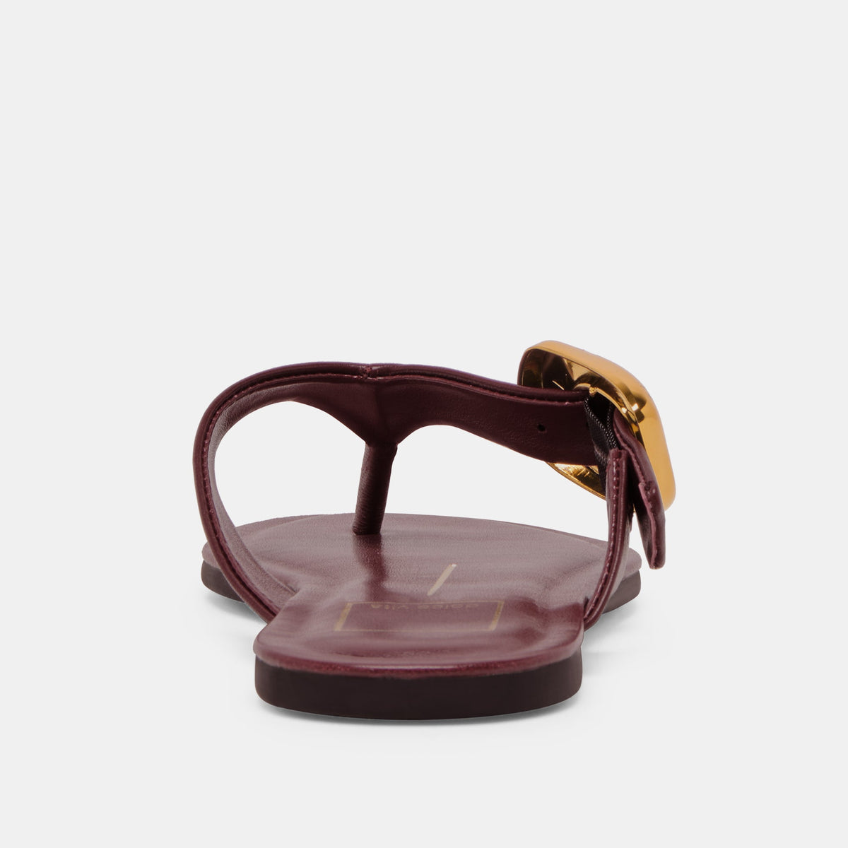 Dolce Vita Rossa Burgundy Leather Sandals
