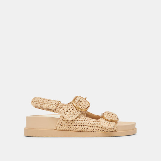 Dolce Vita STARLA CROCHET SANDALS NATURAL KNIT