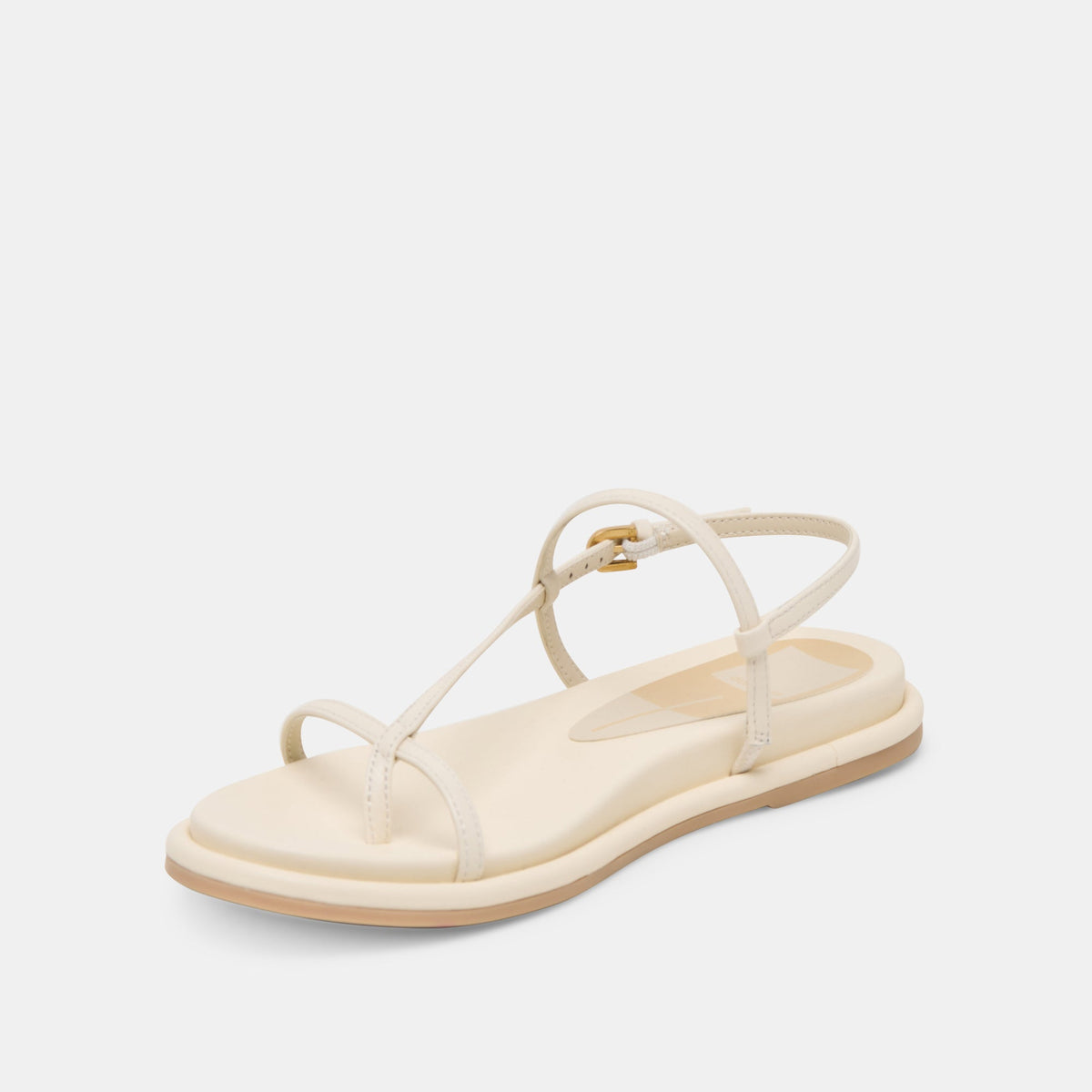 Dolce Vita Dallen Off White Leather Sandals