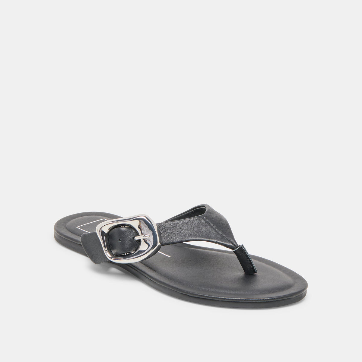 Dolce Vita Rossa Black Leather Sandals