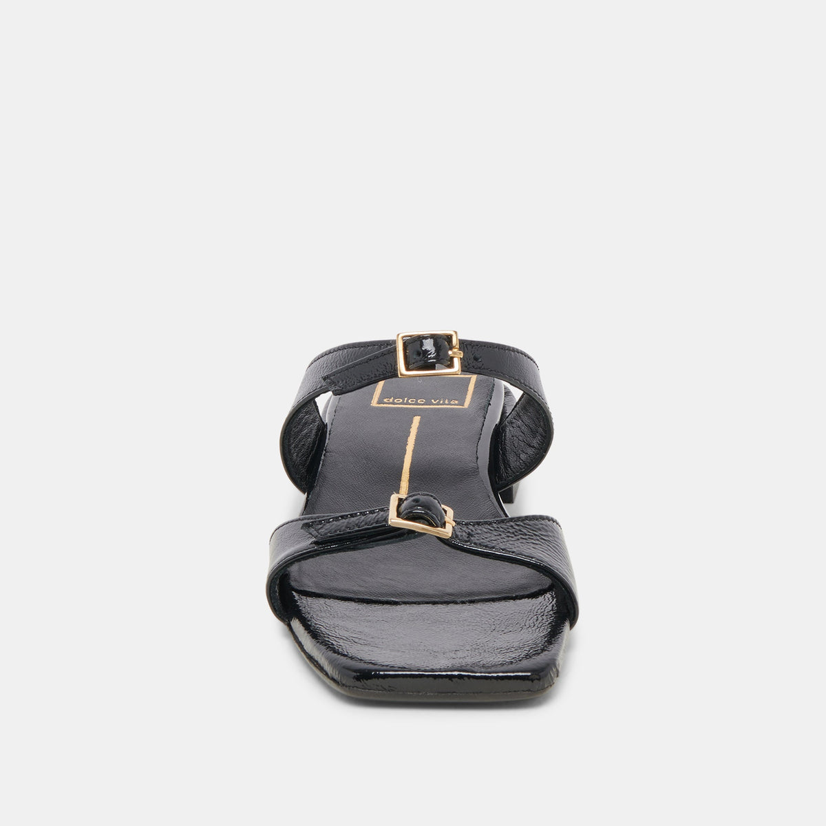 Dolce Vita LAVERN SANDALS MIDNIGHT CRINKLE PATENT
