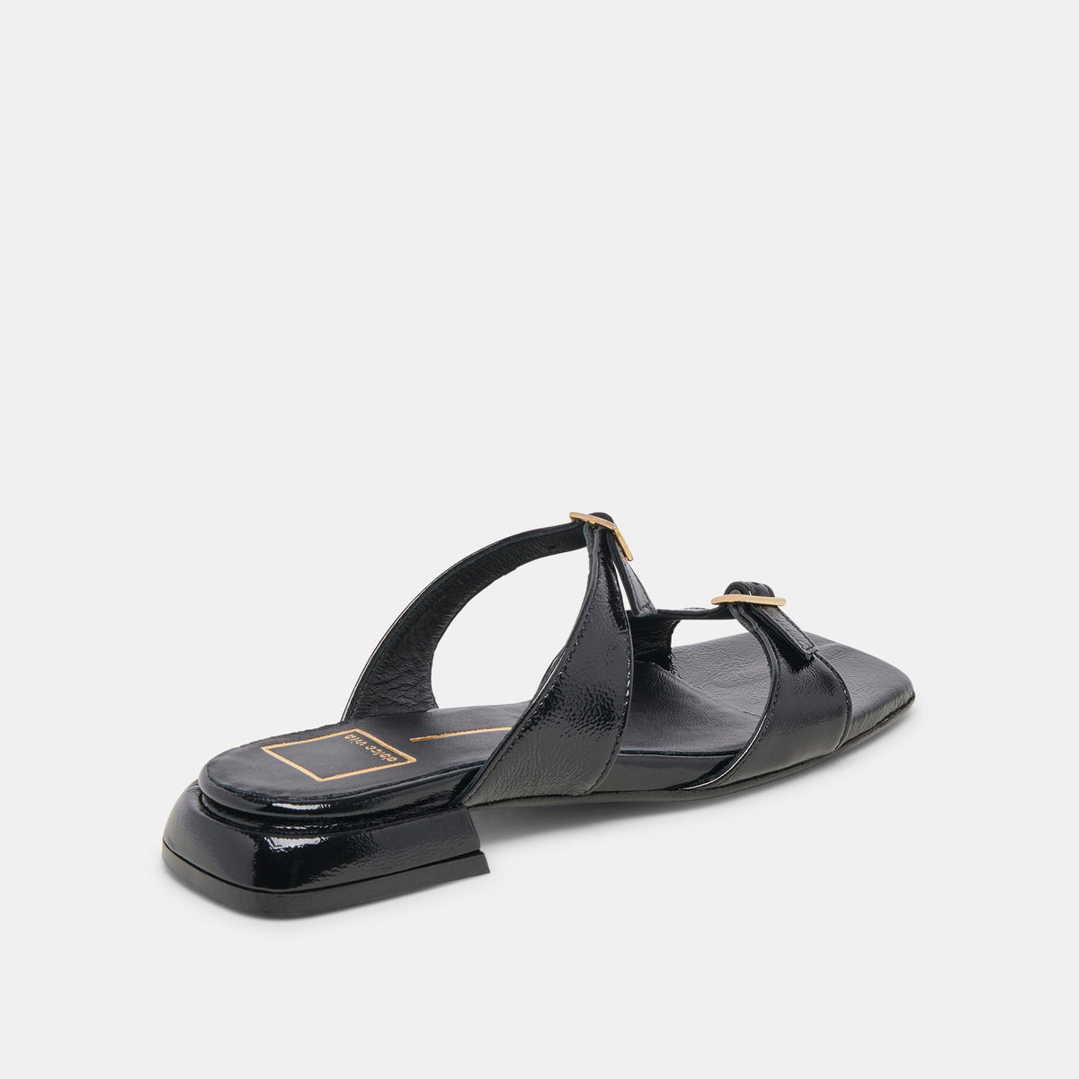 Dolce Vita LAVERN SANDALS MIDNIGHT CRINKLE PATENT