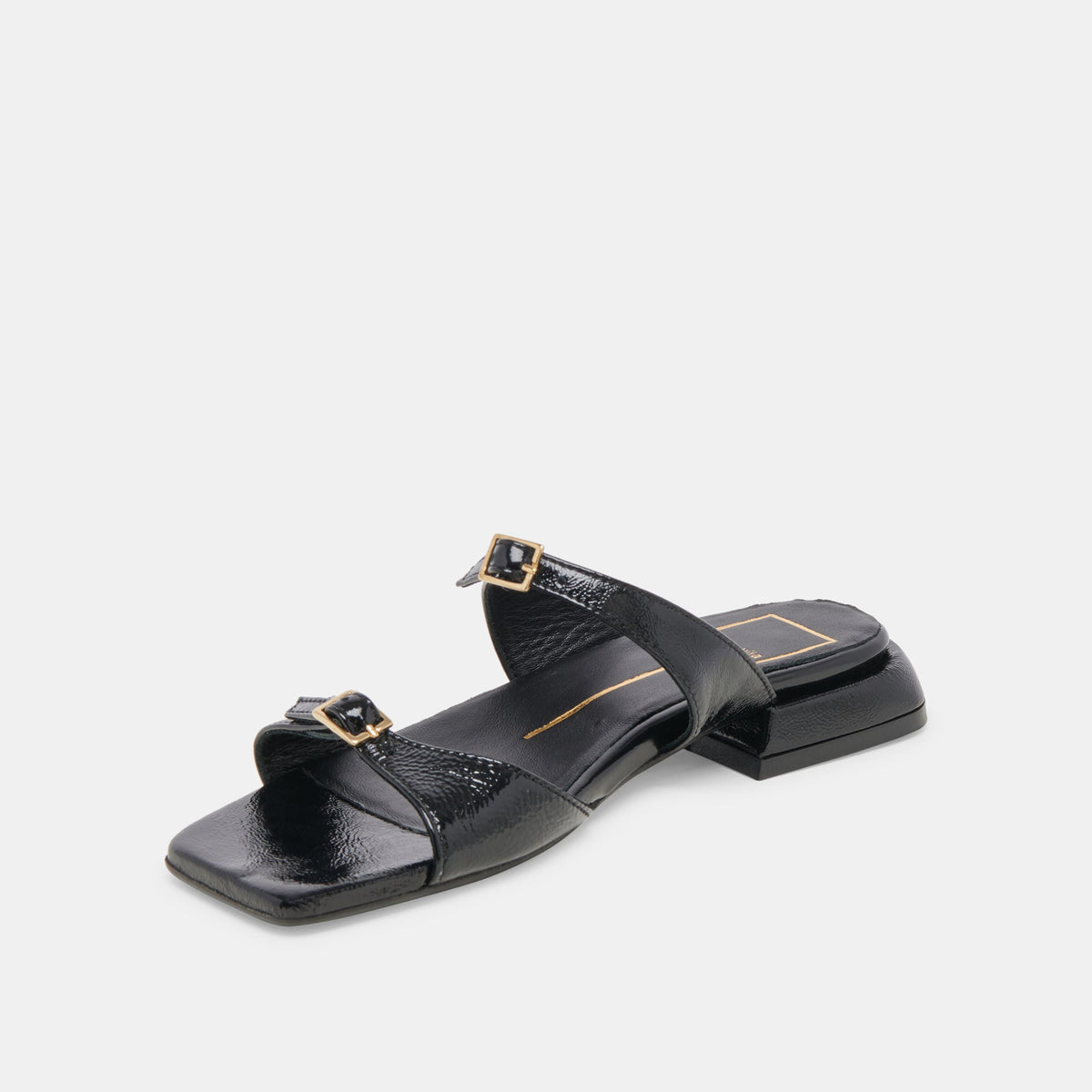 Dolce Vita LAVERN SANDALS MIDNIGHT CRINKLE PATENT