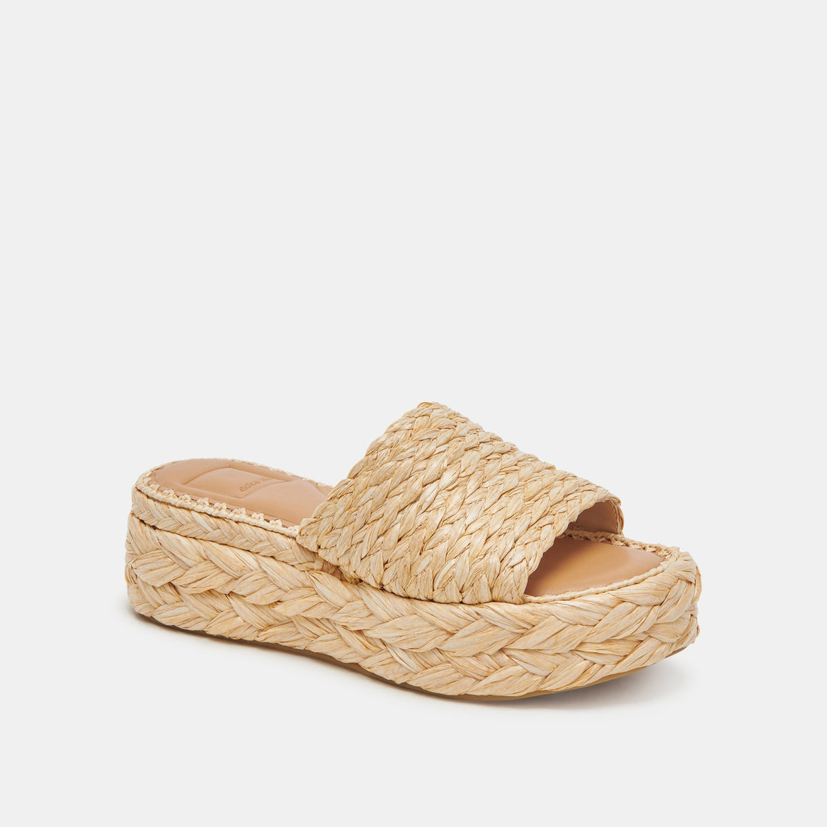 Dolce Vita Chavi Sandals in Lt. Natural Raffia - Dolce Vita Shoes