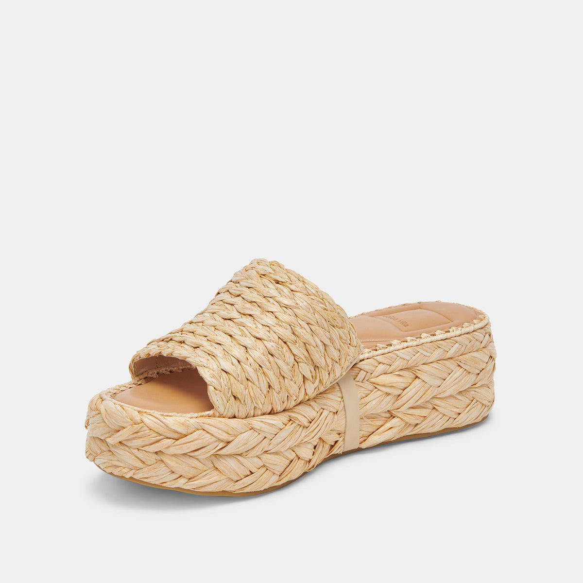 Dolce Vita Chavi Sandals in Lt. Natural Raffia - Dolce Vita Shoes