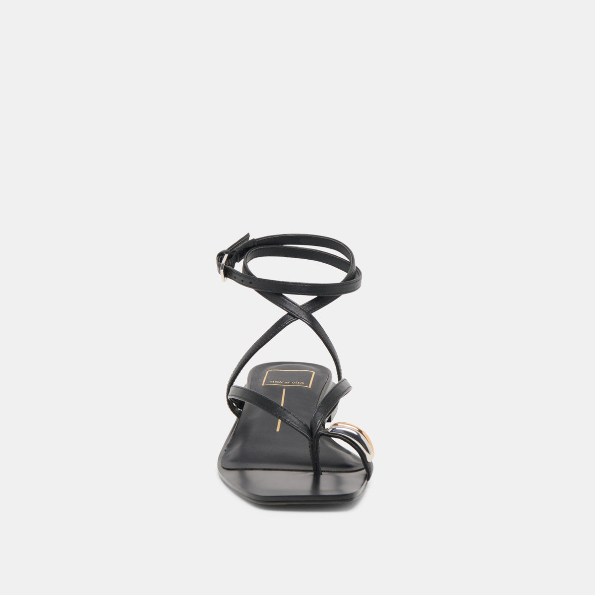 Dolce Vita Tyrice Black Leather Sandals