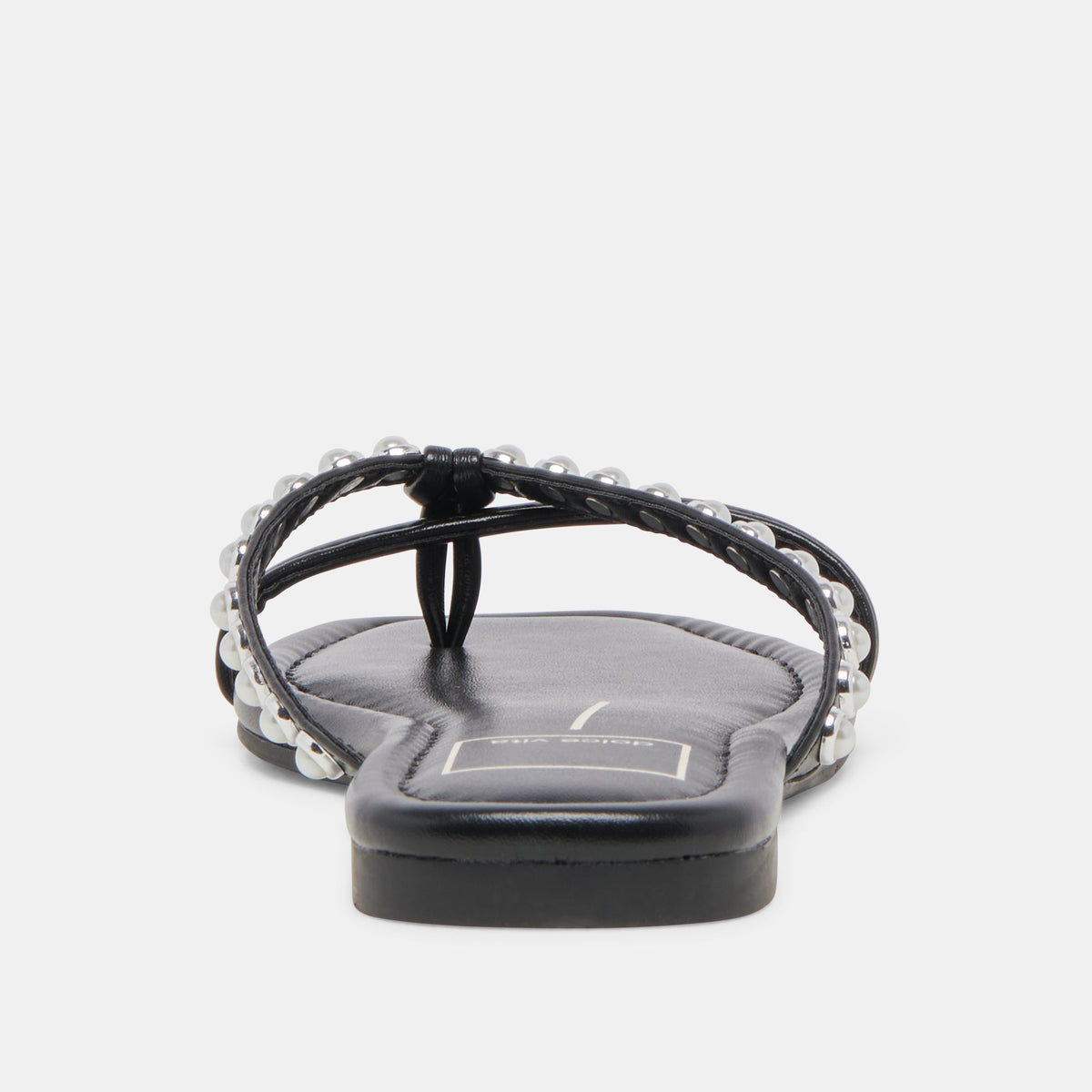 Dolce Vita LUCCA PEARL SANDALS BLACK PEARLS