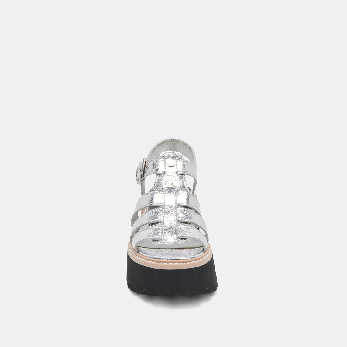 Dolce Vita LATICE SANDALS SILVER DISTRESSED LEATHER