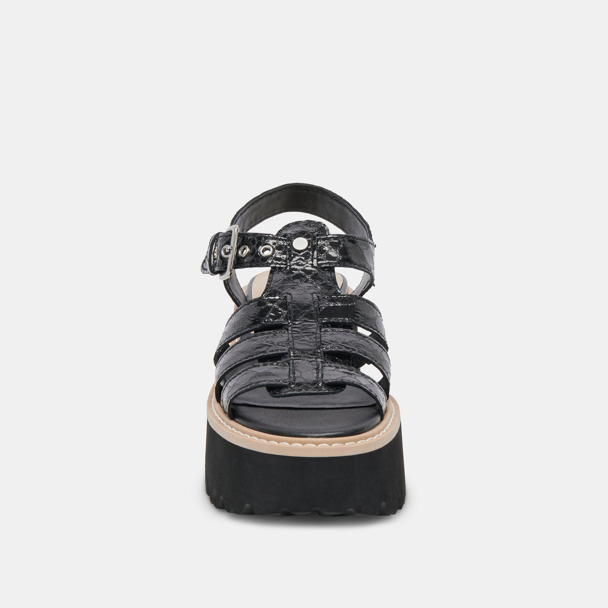 Dolce Vita LATICE SANDALS MIDNIGHT EMBOSSED LEATHER