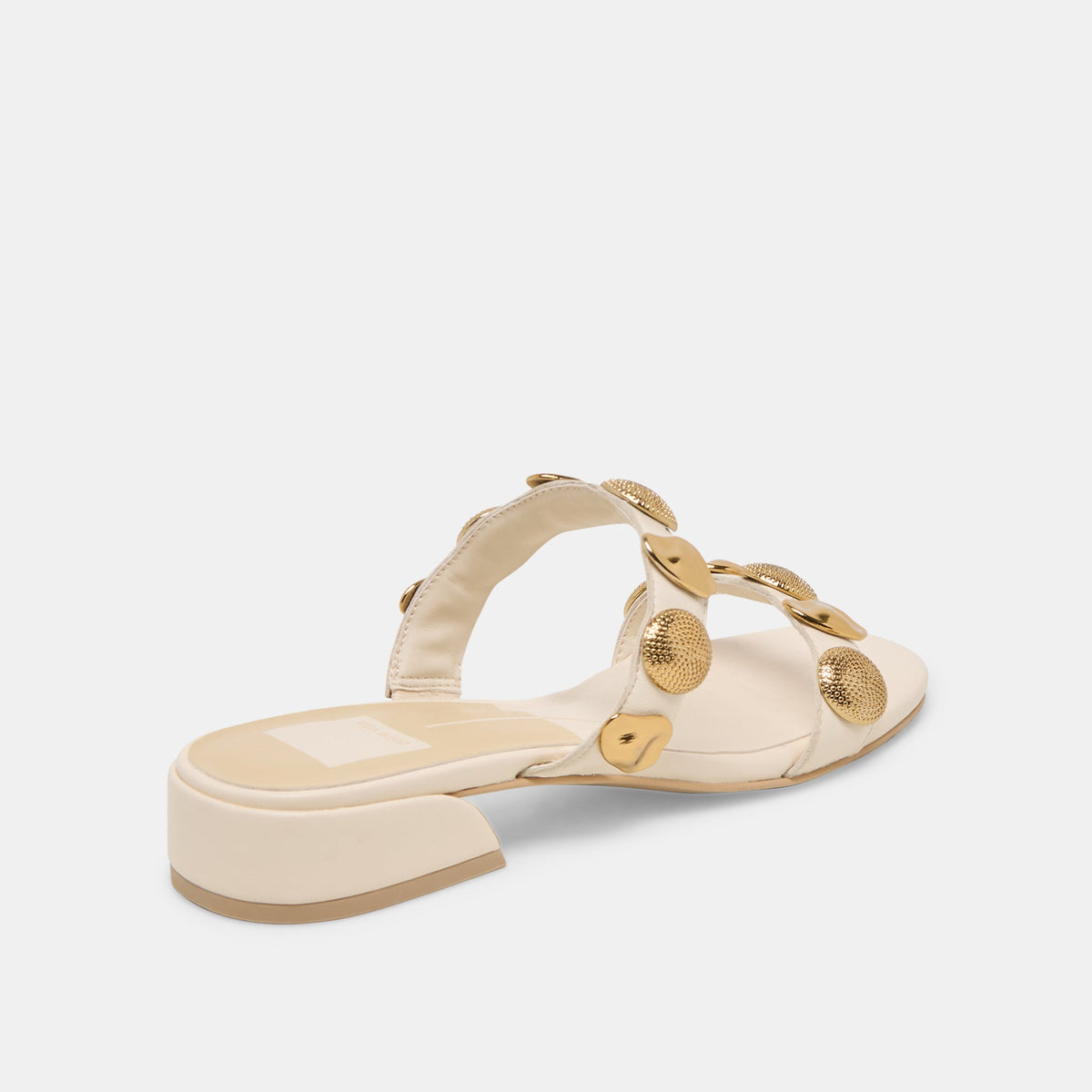 Dolce Vita Farrow Creme Leather Sandals
