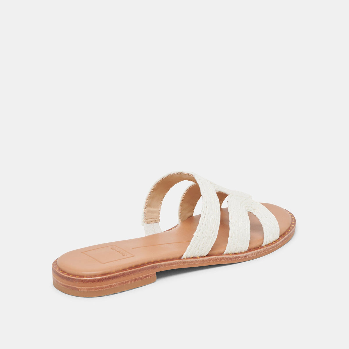 Dolce Vita EMON SANDALS WHITE RAFFIA
